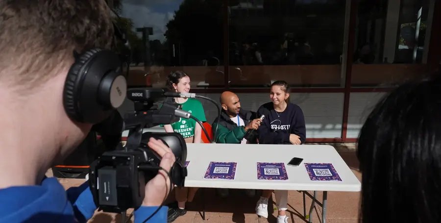 CampusTV production - behind the scenes
