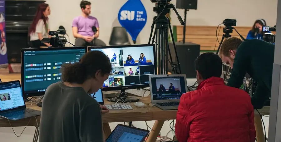 CampusTV production - behind the scenes